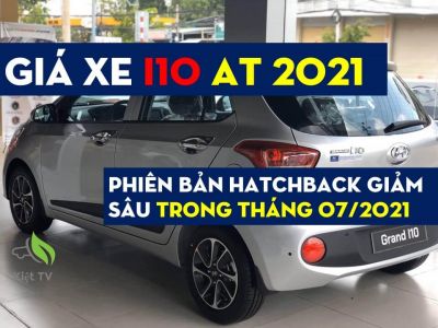 Giá xe i10 AT 2021 phiên bản hatchback giảm sâu trong tháng 07/2021